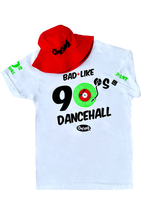 Cooyah Bad Like 90's Dancehall graphic tee in our limited edition color way.