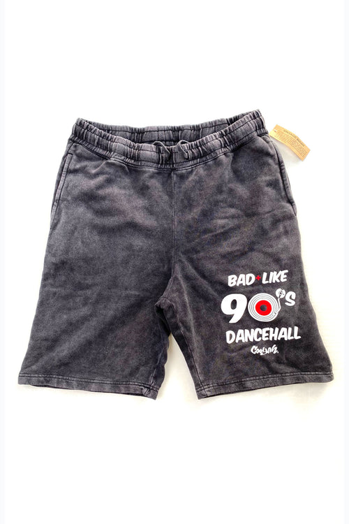 Cooyah Jamaica.  Bad Like 90's Dancehall fleece shorts.  We are a Jamaican owned clothing brand since 1987.