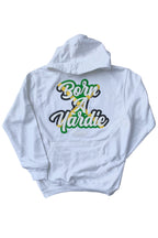 Cooyah Clothing Born A Yardie Men's Jamaican Flag Hoodie in white