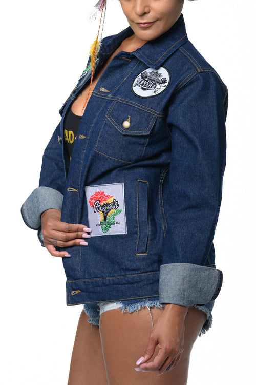Cooyah Love Denim Jacket One-Of-A-Kind