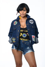 Cooyah Love Denim Jacket One-Of-A-Kind