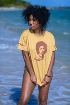 Cooyah - Women's Soul Man afro graphic tee.