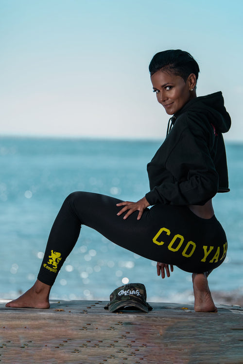 Cooyah Jamaica Women's leggings, Athleisure, Jamaican Street Dance Wear clothing Dancehall Style, IRIE -