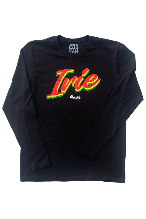 Irie Men's Classic Rasta Tee by Cooyah Jamaica. Classic crew neck, screen printed of soft, ringspun cotton.