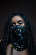 These Cooyah brand Lion gaiters are the perfect fit for outdoor activities.  They are multifunctional and can be worn as a scarf, headband, or mask to keep dust from your face.