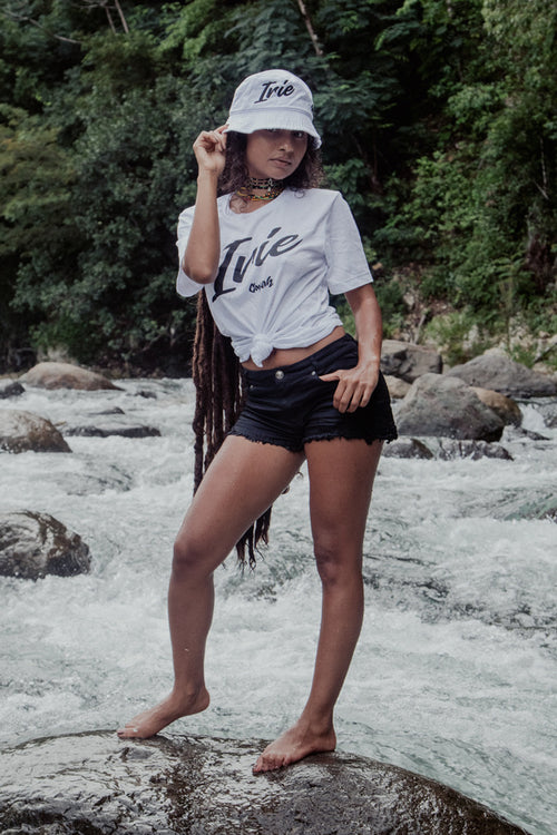 COOYAH Jamaica. Women's Irie Graphic tees and embroidered bucket hats. We are the official reggae clothing brand since 1987.