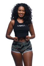 Cooyah Jamaica. Women's Montego Bay cropped tank tank. As a Jamaican owned clothing brand since 1987, we take pride in bringing you this classic shirt. Don't wait, get yours now!