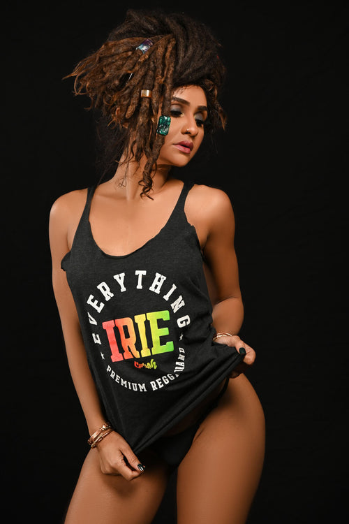 Cooyah Jamaica - Women's Everything Irie tank top in reggae colors