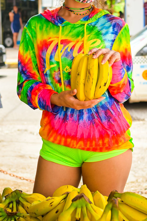 Sun UV Hoodie with Irie Yard Tie Dye