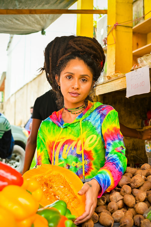 Sun UV Hoodie with Irie Yard Tie Dye