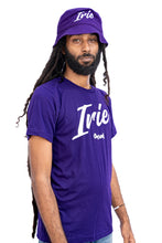 Load image into Gallery viewer, Cooyah Jamaica Irie Yard graphic tee in purple. Men&#39;s crew neck, short sleeve t-shirt. Jamaican clothing brand.
