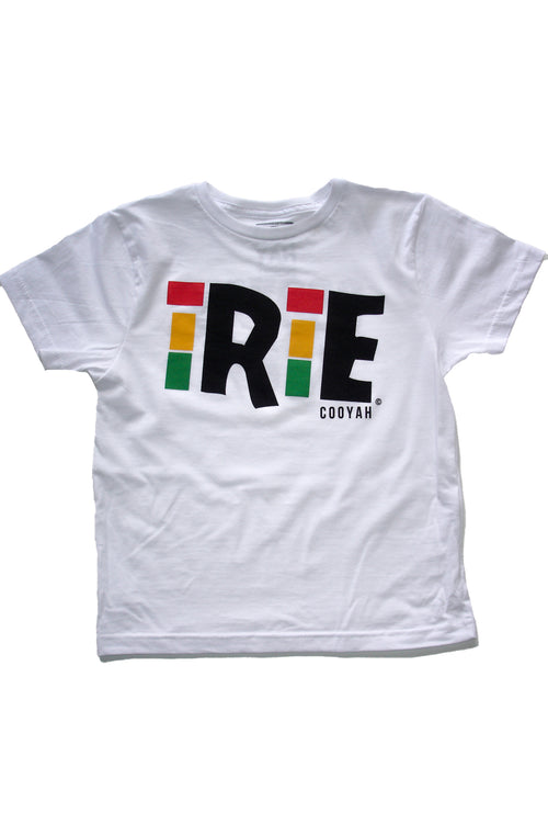 Cooyah Jamaica.  Irie Classic Kid's Reggae Tee.  As a Jamaican owned clothing brand since 1987, we take pride in bringing you this  piece.