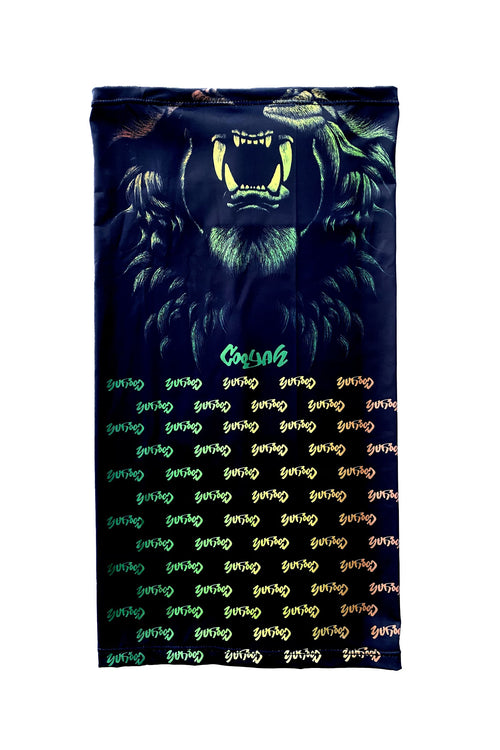 These Cooyah brand Lion gaiters are the perfect fit for outdoor activities.  They are multifunctional and can be worn as a scarf, headband, or mask to keep dust from your face.  Reggae colors