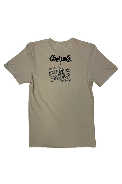 Wickie Wackie Festival X Cooyah collaboration graphic tee.
