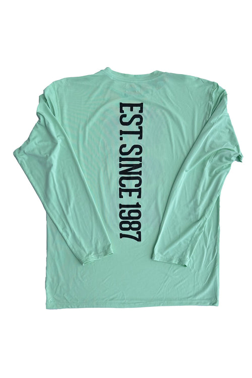 Cooyah - Women's Mint Green Swim Shirt.  UPF 50+ sun protection.