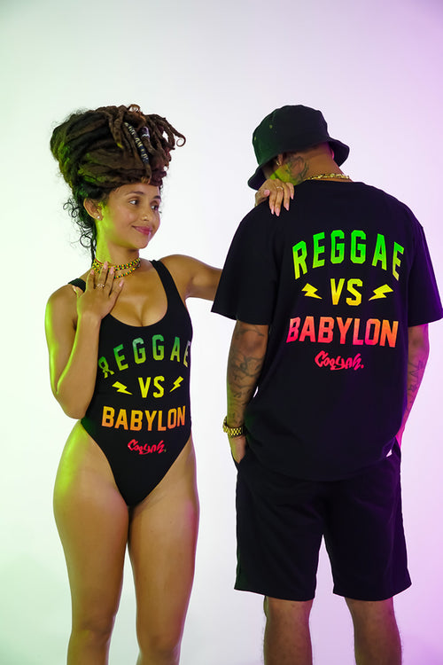 Reggae VS Babylon Remix Bodysuit
