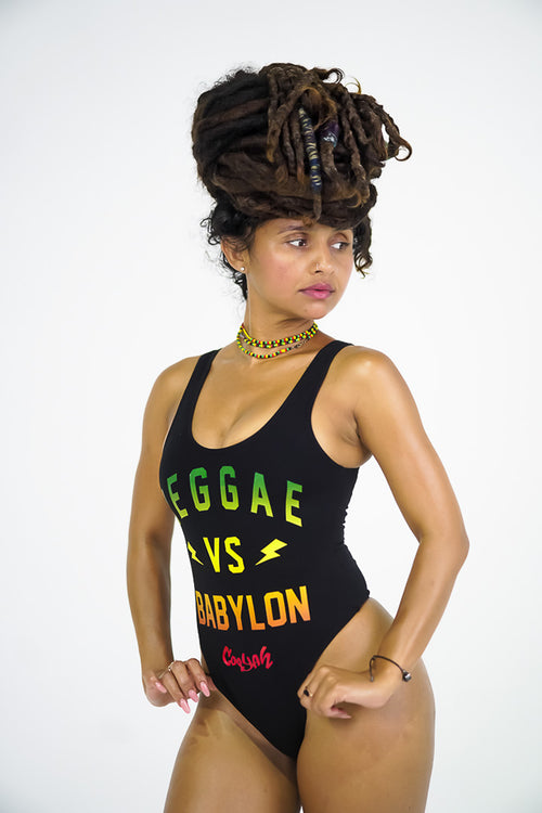 Reggae VS Babylon Remix Bodysuit