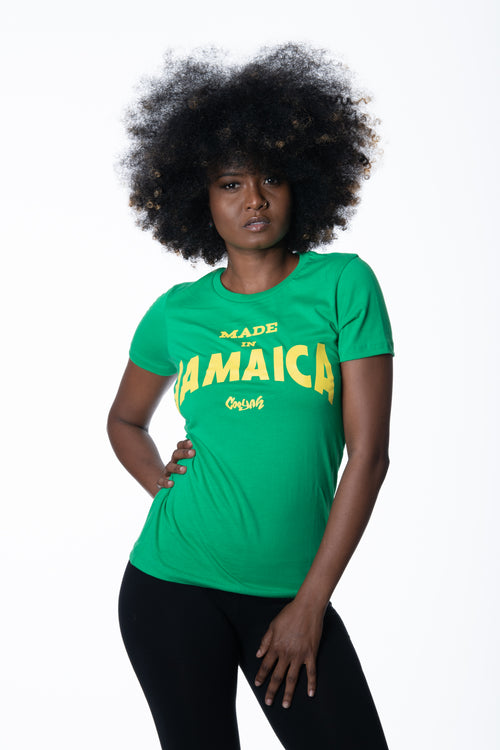 Made in Jamaica graphic tee screen printed on soft ringspun cotton by Jamaican clothing brand Cooyah