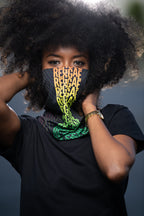 These Cooyah brand reggae gaiters are the perfect fit for outdoor activities. They are multifunctional and can be worn as a scarf, headband, or mask to keep dust from your face.