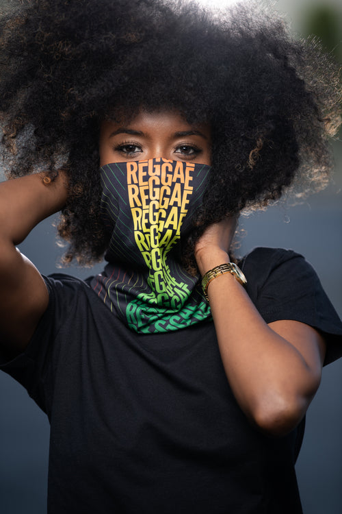 These Cooyah brand reggae gaiters are the perfect fit for outdoor activities. They are multifunctional and can be worn as a scarf, headband, or mask to keep dust from your face.