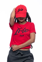 Load image into Gallery viewer, Cooyah Clothing. IRIE Jamaica cap and graphic tee in red. Reggae hats and accessories 
