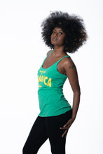 Load image into Gallery viewer, Cooyah Clothing. Made in Jamaica women&#39;s tank top. Jamaican reggae clothing brand.  IRIE
