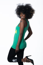 Load image into Gallery viewer, Cooyah Clothing. Made in Jamaica women&#39;s tank top. Jamaican reggae clothing brand.  IRIE
