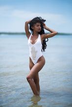 Load image into Gallery viewer, Cooyah Jamaica Hamsa Bodysuit in white
