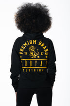 Cooyah Jamaica, Premium Brand hoodie with lion graphic in black.  As a Jamaican owned clothing brand since 1987, we take pride in bringing you this classic piece.