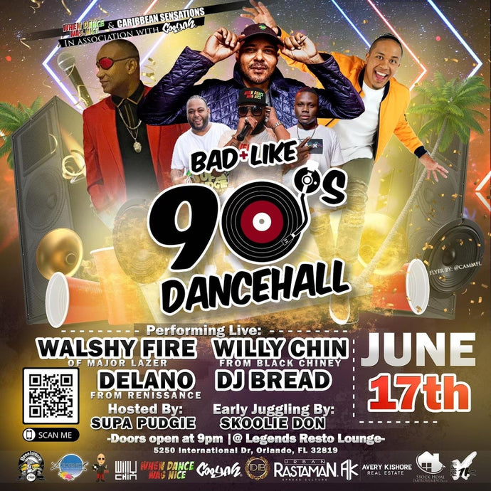Bad Like 90's Dancehall Cooyah Party Orlando