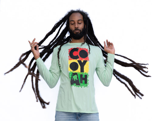 Cooyah Jamaica.  Men's Dri-Fit Sun Shirts and reggae swimwear collection.