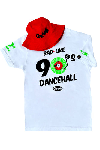 Cooyah Bad Like 90's Dancehall graphic tee in our limited edition color way.  