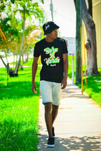 Load image into Gallery viewer, Cooyah Jamaica. Born A Yardie graphic tee. Men&#39;s short sleeve, 100% ringpun cotton. Jamaican streetwear clothing brand. 876, IRIE Bucket hats
