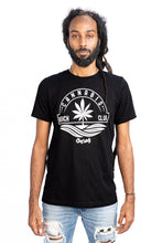 Load image into Gallery viewer, Cooyah Cannabis Beach Club men&#39;s graphic tee
