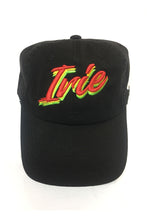 Load image into Gallery viewer, Cooyah Clothing Irie Rasta embroidered Cap in black.  Jamaica
