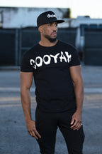 Cooyah Jamaica men's crew neck short sleeve ringspun graphic tee.  Jamaican streetwear clothing.