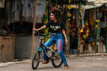 Cooyah Yea Mon crop top in Port Antonio, Jamaica.  