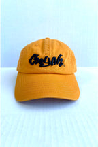 Cooyah  Clothing.  Embroidered cap in mustard yellow.  