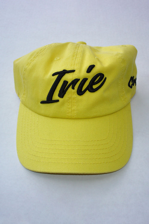  Cooyah Clothing. IRIE Jamaica embroiderd cap in yellow. Reggae hats and accessories