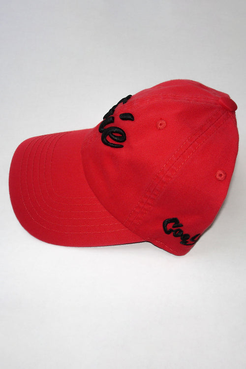 Cooyah Irie Embroidered Cap in red.