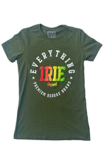 Load image into Gallery viewer, IRIE womens&#39; graphic tee. Cooyah Clothing Brand. Jamaica
