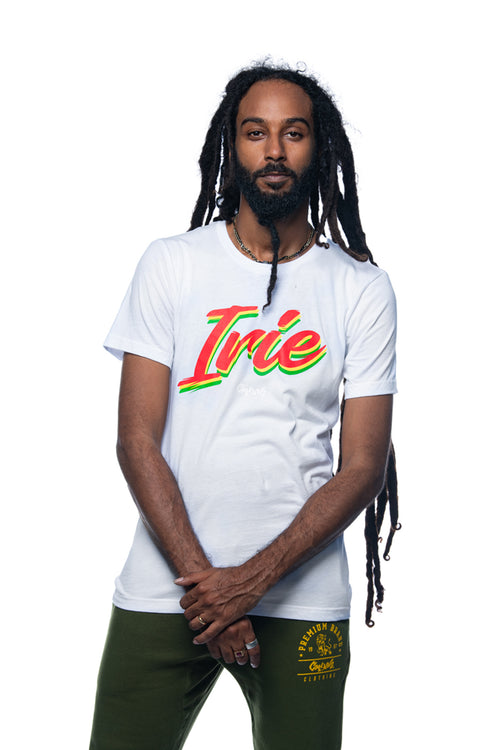 Cooyah Jamaica short sleeve men's Irie Rasta Tee Shirt, Ring Spun, Crew Neck, Jamaican Street Wear Reggae clothing