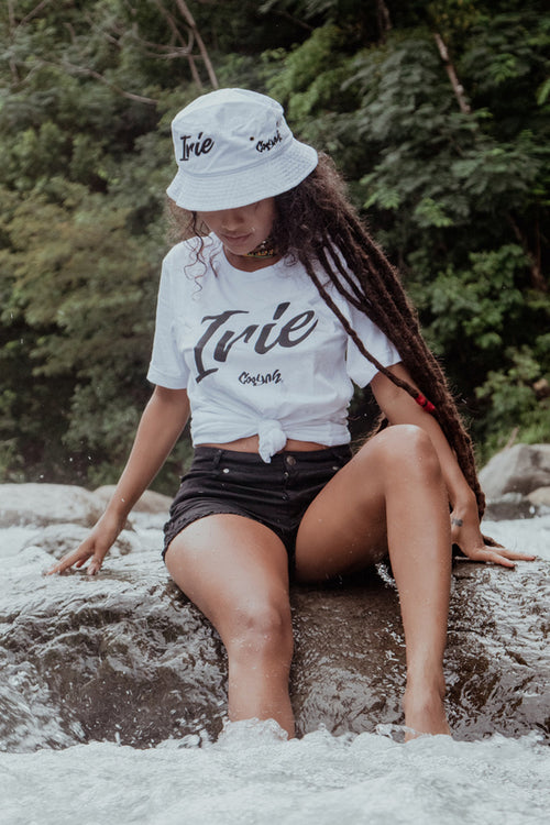 COOYAH Jamaica. Women's Irie Graphic tees and embroidered bucket hats. We are the official reggae clothing brand since 1987.