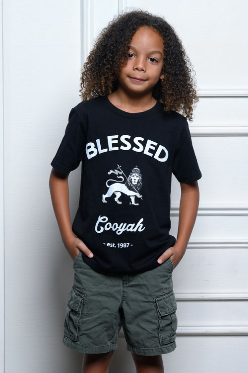 Cooyah - Children's Blessed Rasta Lion Graphic Tee