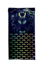 Load image into Gallery viewer, These Cooyah brand Lion gaiters are the perfect fit for outdoor activities.  They are multifunctional and can be worn as a scarf, headband, or mask to keep dust from your face.  Reggae colors
