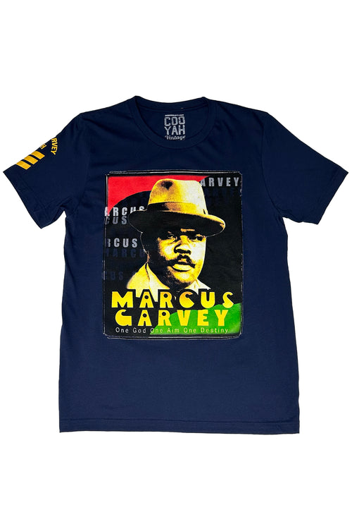 Marcus Garvey graphic tee by Cooyah Clothing.  Screen printed on soft 100% ringspun cotton with a comfortable, relaxed fit.