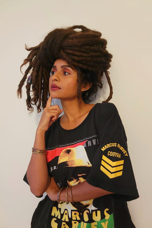 Marcus Garvey graphic tee from Cooyah, the official reggae clothing brand since 1987.  Rastafari 