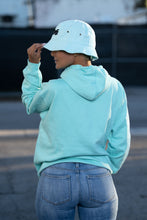 Load image into Gallery viewer, Women&#39;s mint green hoodie
