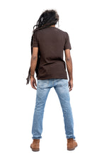 Load image into Gallery viewer, Men&#39;s brown rasta t-shirt
