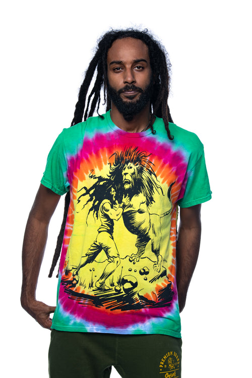 Dread and Lion Tie-dye Tee